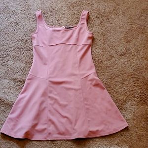 Shein Pink Fit and Flare Dress